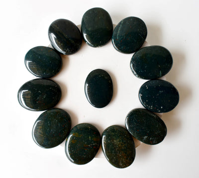 Bloodstone Pocket Stones (Protection and Strength)