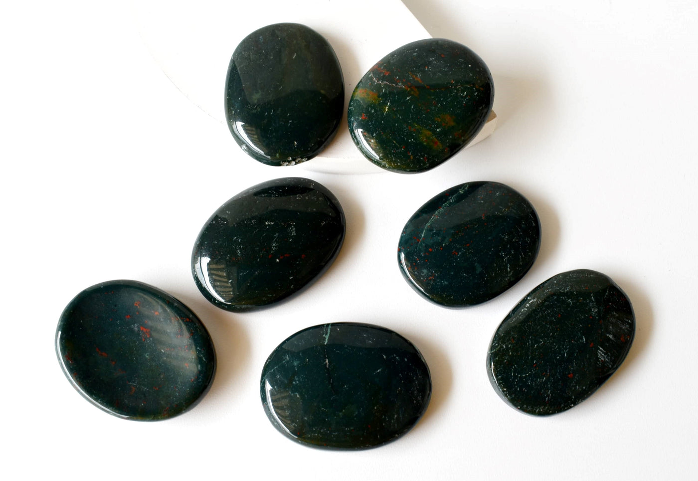 Bloodstone Pocket Stones (Protection and Strength)