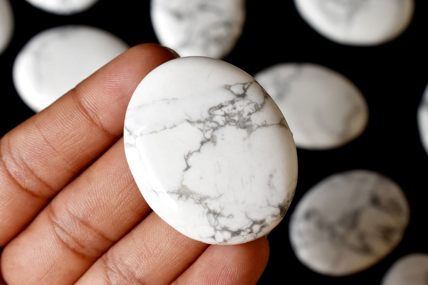 Howlite Pocket Stones (Inspiration and Truth)