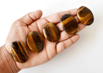 Tiger Eye Pocket Stones (Longevity  and Protection )