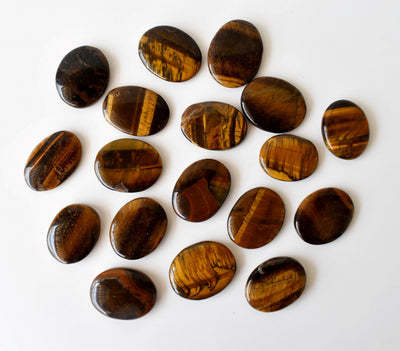 Tiger Eye Pocket Stones (Longevity  and Protection )