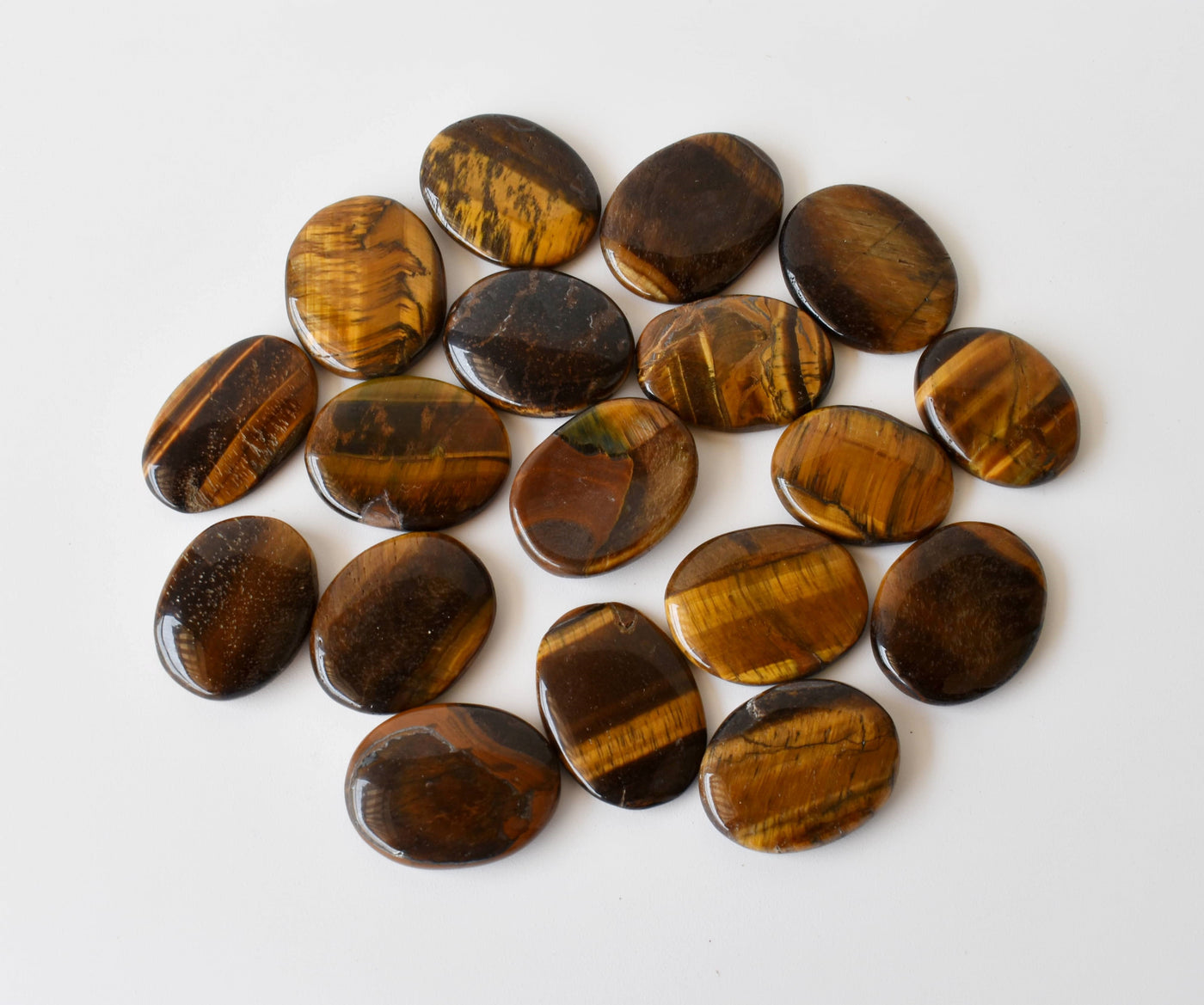 Tiger Eye Pocket Stones (Longevity  and Protection )