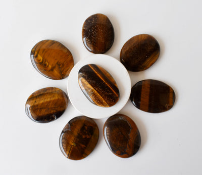 Tiger Eye Pocket Stones (Longevity  and Protection )