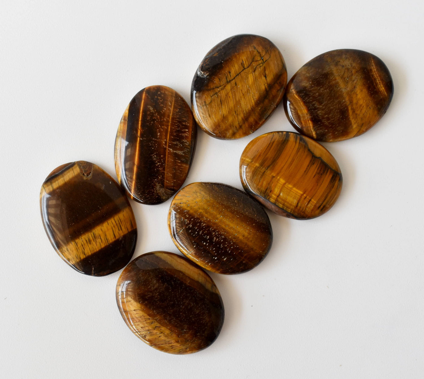 Tiger Eye Pocket Stones (Longevity  and Protection )