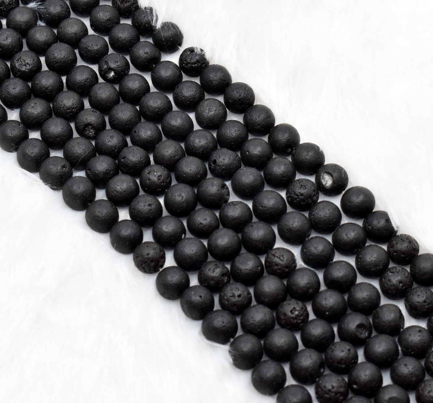 Lava Beads, Natural Round Crystal Beads 4mm to 12mm