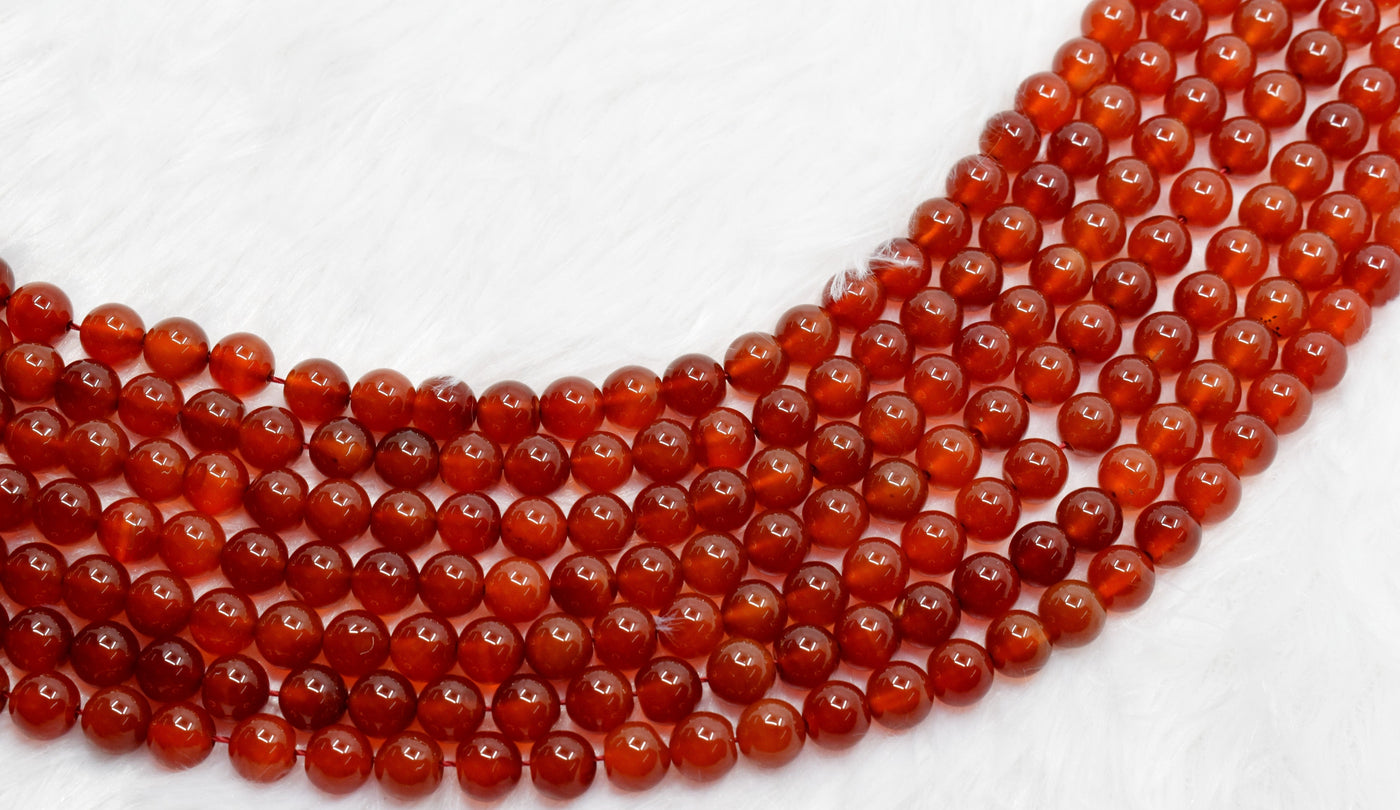 Red Onyx Beads, Natural Round Crystal Beads 4mm to 12mm