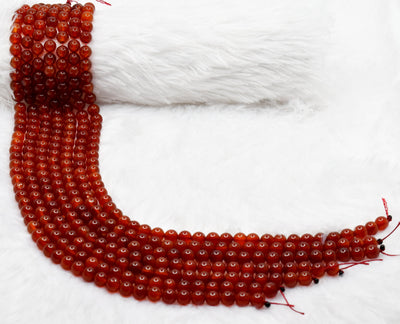 Red Onyx Beads, Natural Round Crystal Beads 4mm to 12mm